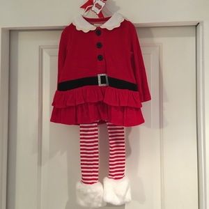 Toddler girl Santa/Christmas outfit